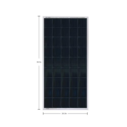Go Power Overlander Charging Kit 200W - 12V Solar Panel Kit w/ 30-Amp Bluetooth® PWM Controller, Expandable Up to 600W, Includes 2X 25ft Solar Output