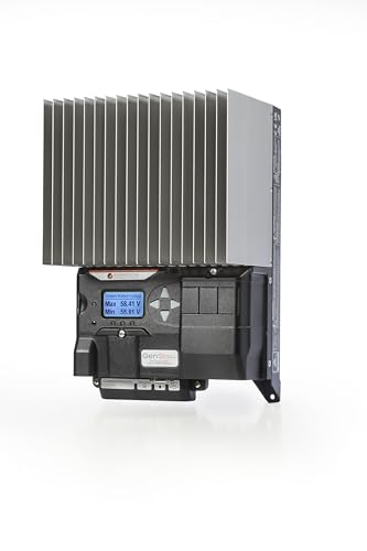 Morningstar GenStar 80A MPPT Solar Charge Controller w/ Meter (GS-MPPT-80M-200V) - Intelligent Solar Panel Regulator for 12/24/36/48V LA/Li