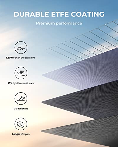 BLUETTI 350W Solar Panel for Solar Generator AC70 AC180 AC240 AC200L Elite 200 V2 AC300&B300K AC500&B300K, Foldable Solar Charger for RV, Camping