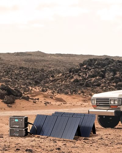 BLUETTI 350W Solar Panel for Solar Generator AC70 AC180 AC240 AC200L Elite 200 V2 AC300&B300K AC500&B300K, Foldable Solar Charger for RV, Camping